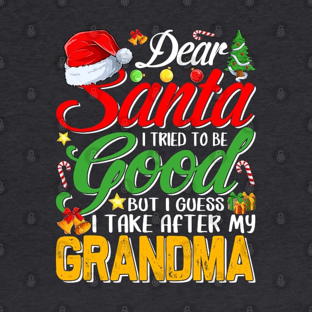 Dear Santa I Tried To Be Good But I Take After My Grandma by intelus